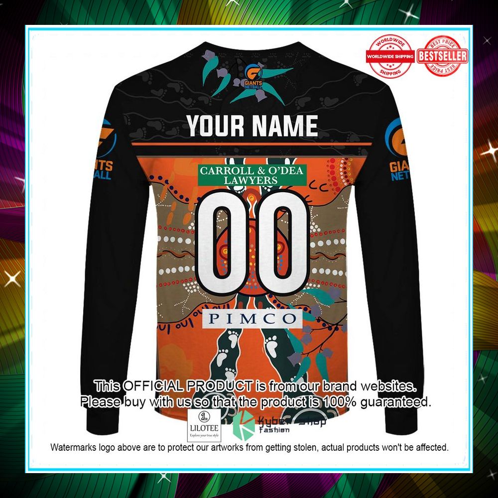 personalized netball giants indigenous jersey hoodie shirt 9 124