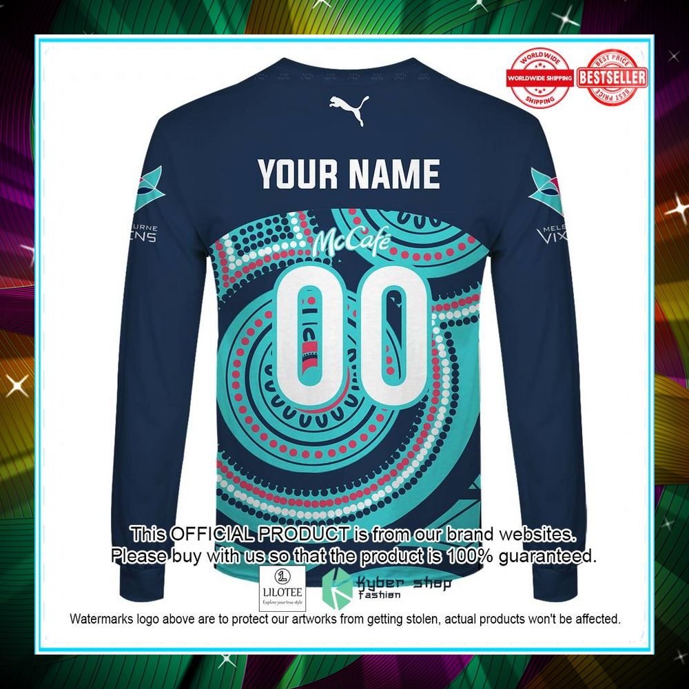 personalized netball melbourne vixens indigenous jersey hoodie shirt 9 909