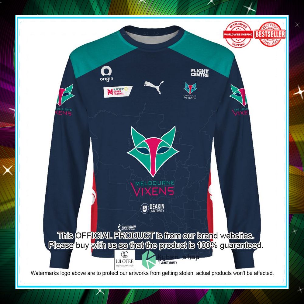 personalized netball melbourne vixens jersey 2022 hoodie shirt 4 879