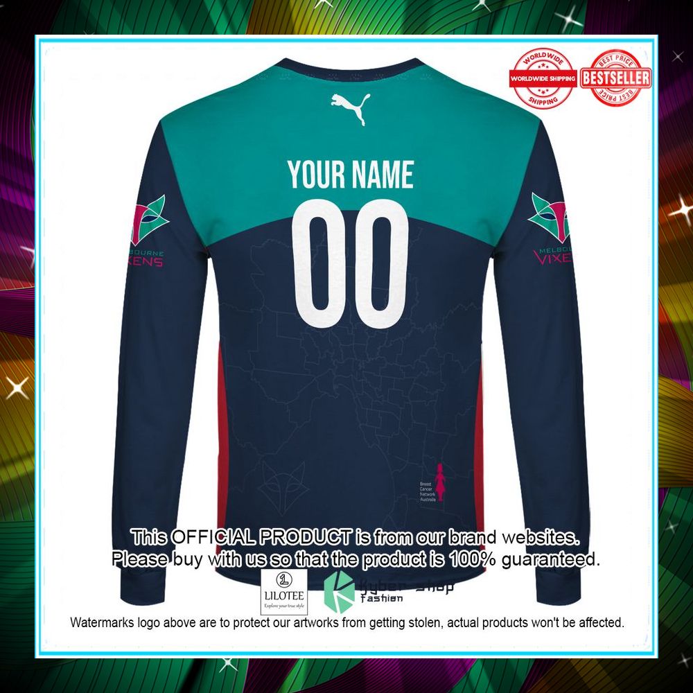 personalized netball melbourne vixens jersey 2022 hoodie shirt 8 286