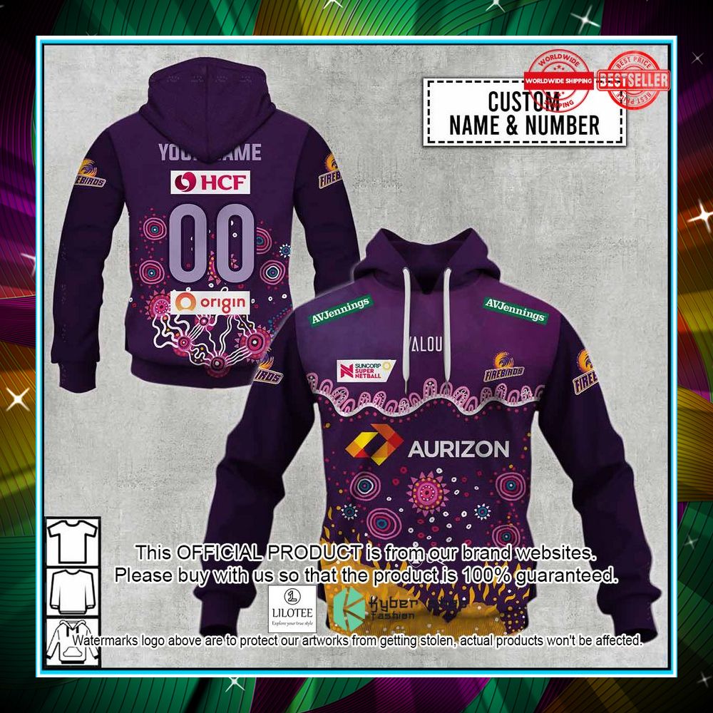 personalized netball queensland firebirds indigenous jersey hoodie shirt 1 39