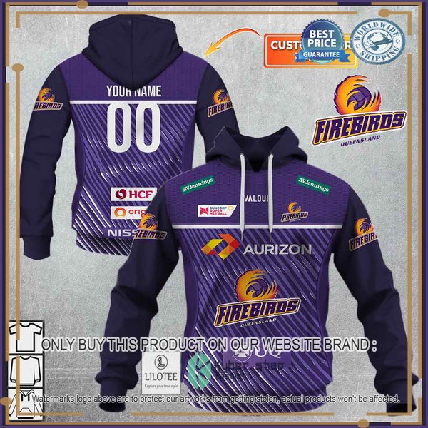 personalized netball queensland firebirds jersey 2022 shirt hoodie 1 68732