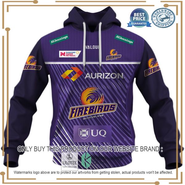 personalized netball queensland firebirds jersey 2022 shirt hoodie 2 77929