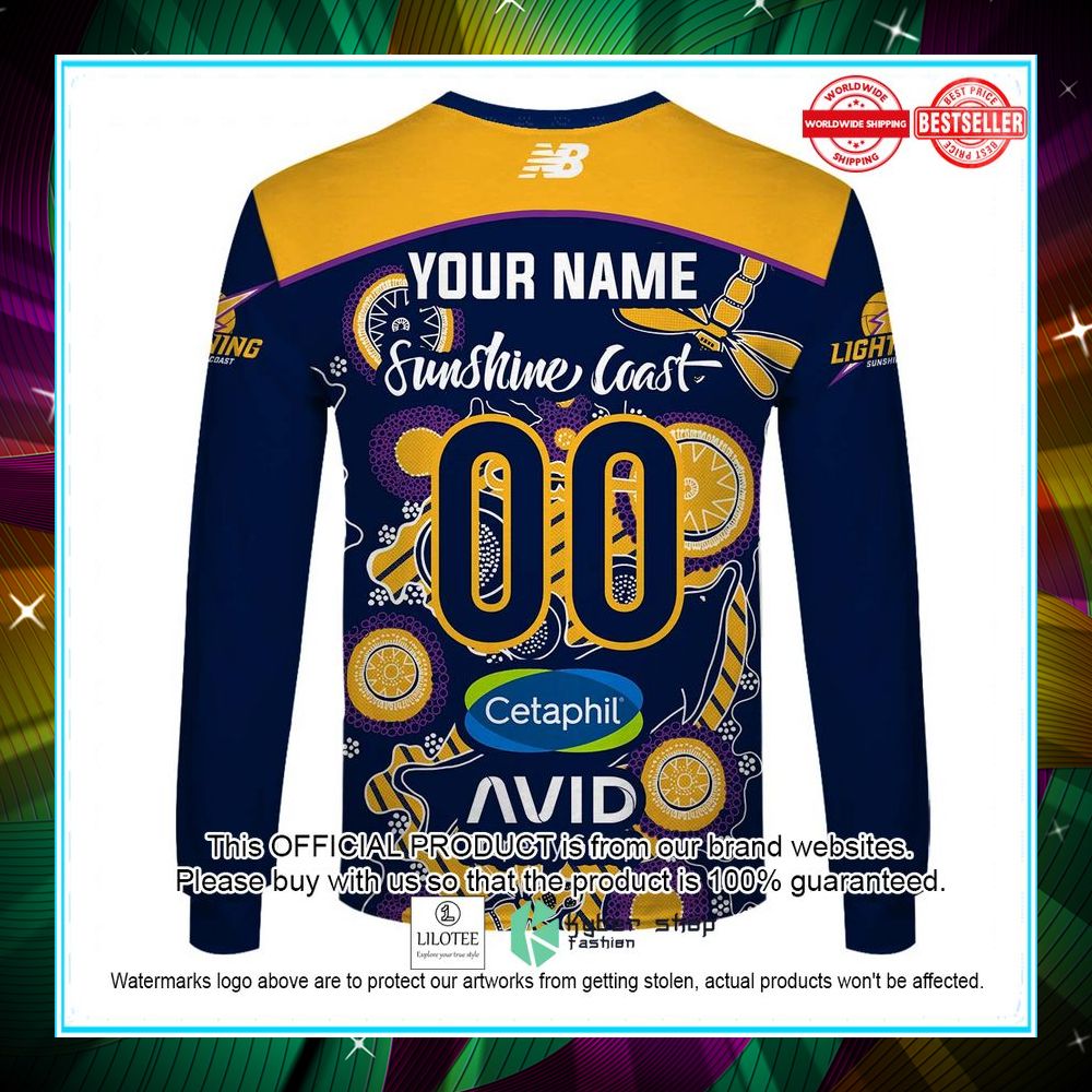 personalized netball sunshine coast lightning indigenous jersey hoodie shirt 9 162
