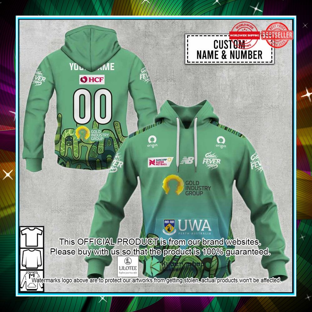personalized netball west coast fever indigenous jersey hoodie shirt 1 98