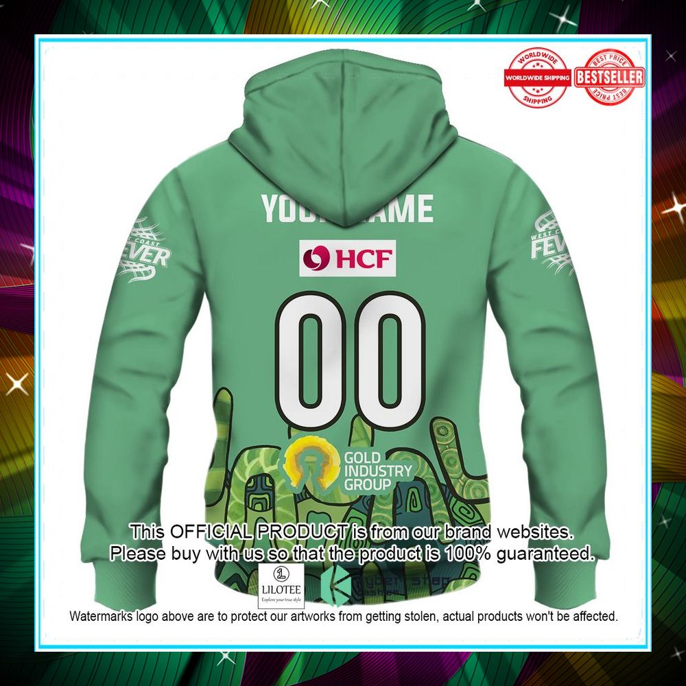 personalized netball west coast fever indigenous jersey hoodie shirt 7 131