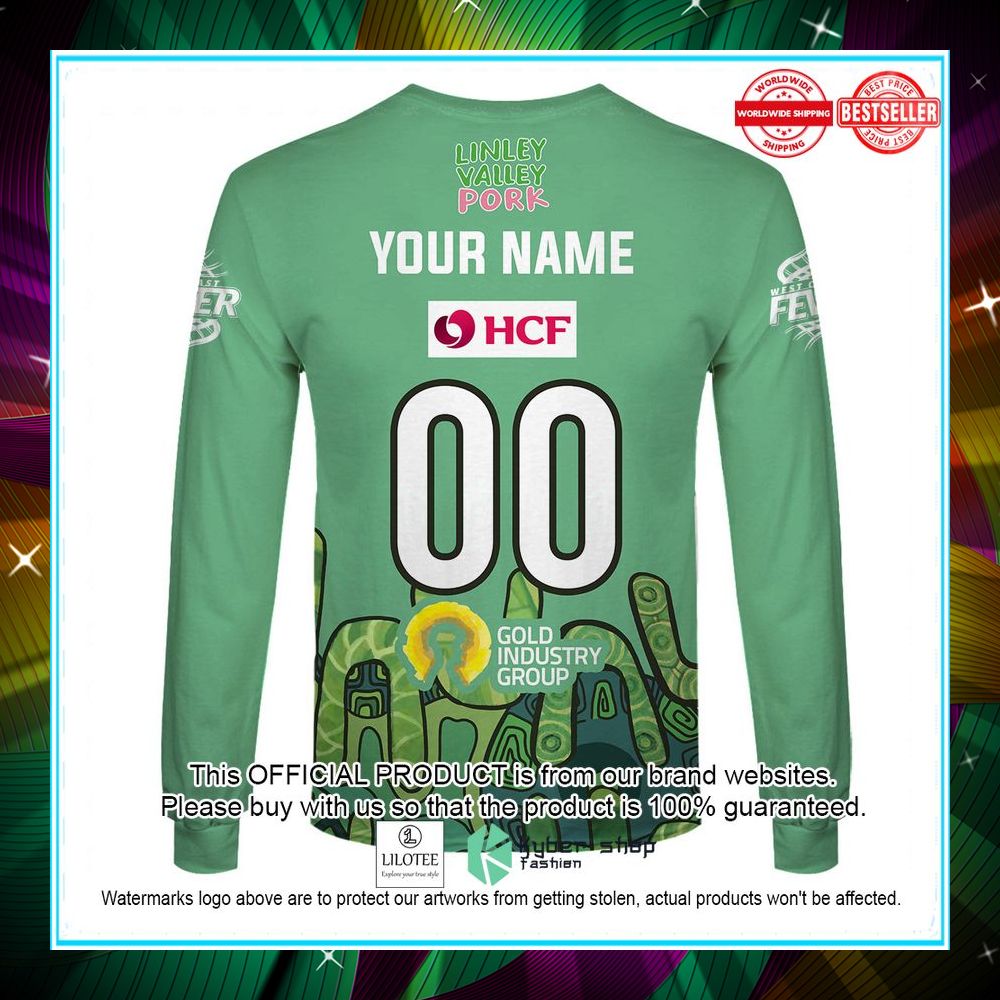 personalized netball west coast fever indigenous jersey hoodie shirt 9 539