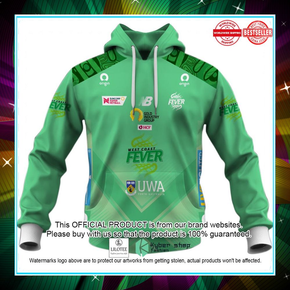personalized netball west coast fever jersey 2022 hoodie shirt 2 620