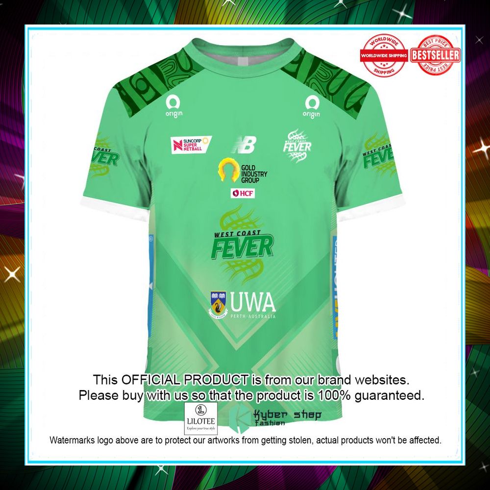 personalized netball west coast fever jersey 2022 hoodie shirt 3 760