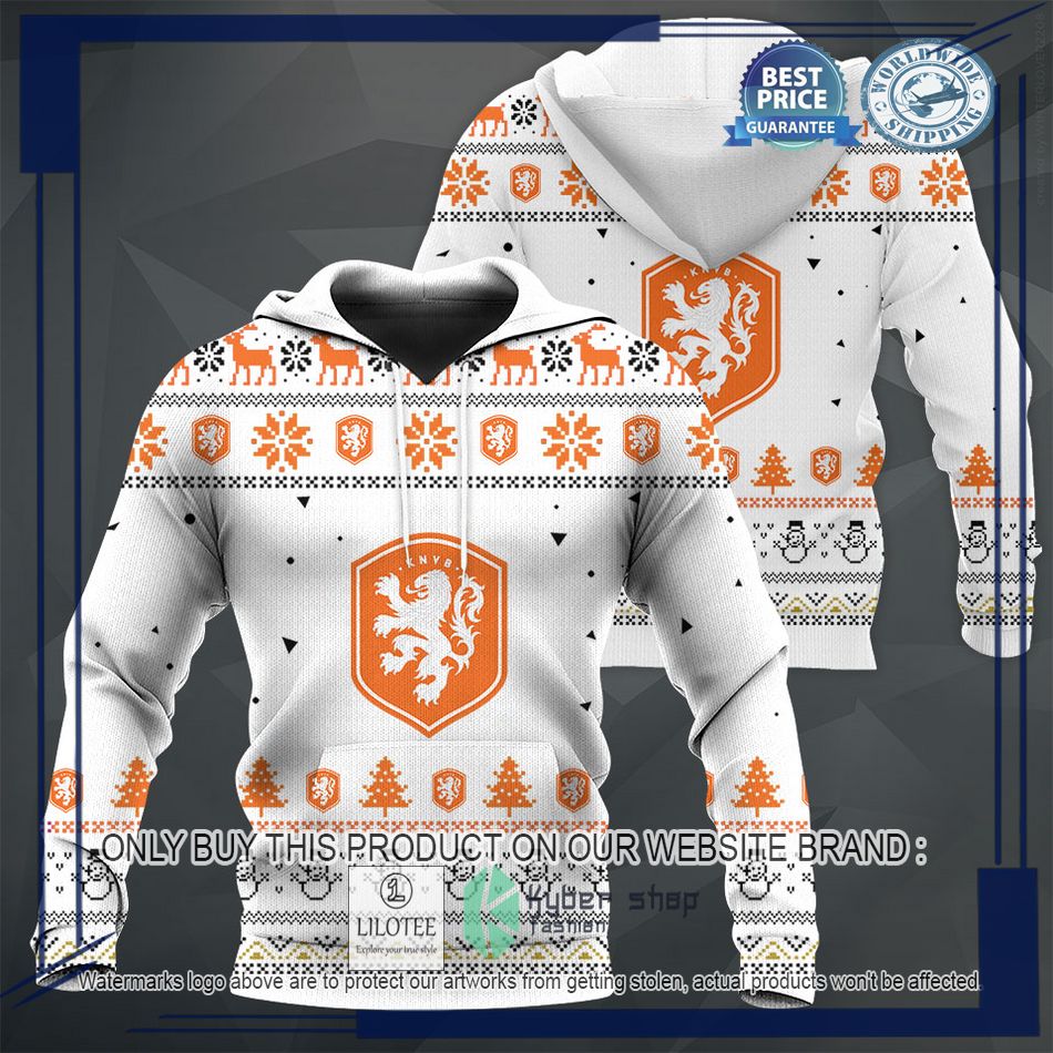 personalized netherlands football team christmas sweater hoodie sweater 1 17091