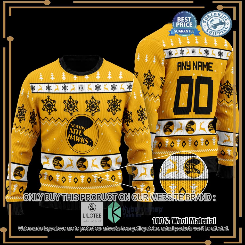 personalized newton nite hawks knitted sweater 1 15618