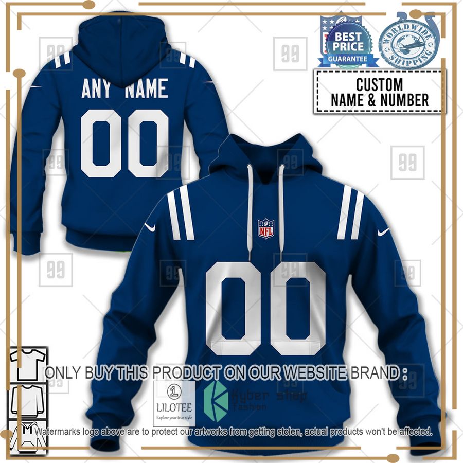 personalized nfl indianapolis colts home jersey shirt hoodie 1 11118