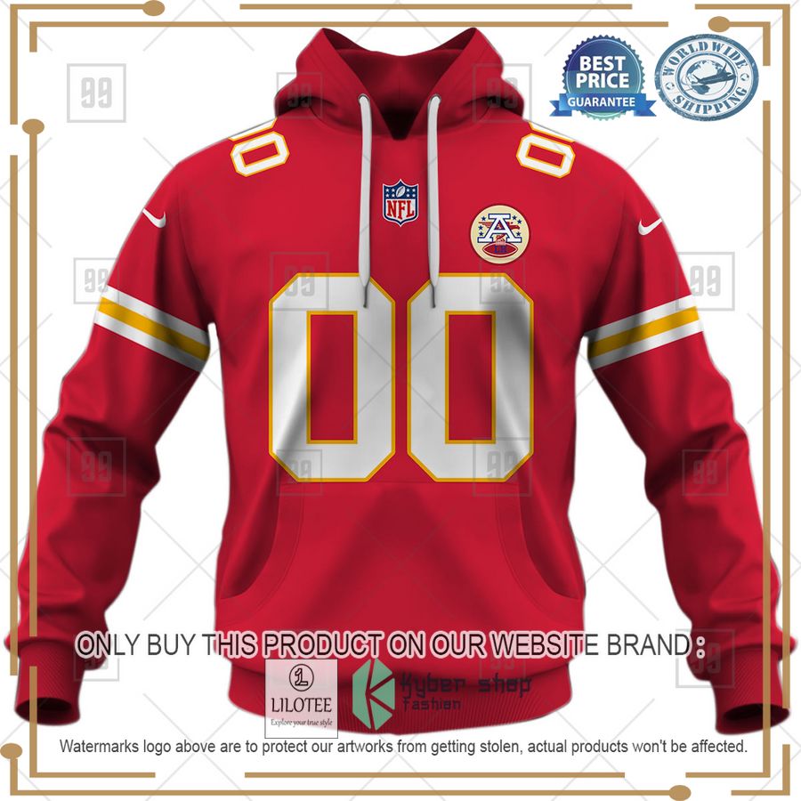 personalized nfl kansas city chiefs home jersey shirt hoodie 2 9978