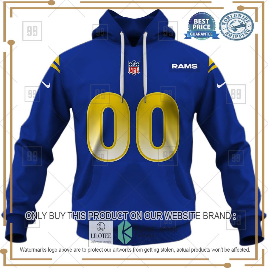 personalized nfl los angeles rams home jersey shirt hoodie 2 97605