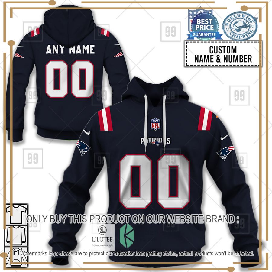 personalized nfl new england patriots home jersey shirt hoodie 1 41552