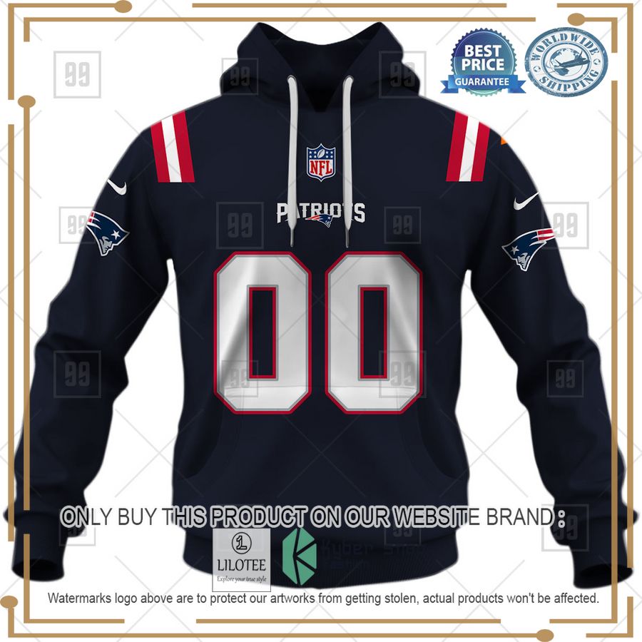 personalized nfl new england patriots home jersey shirt hoodie 2 76062
