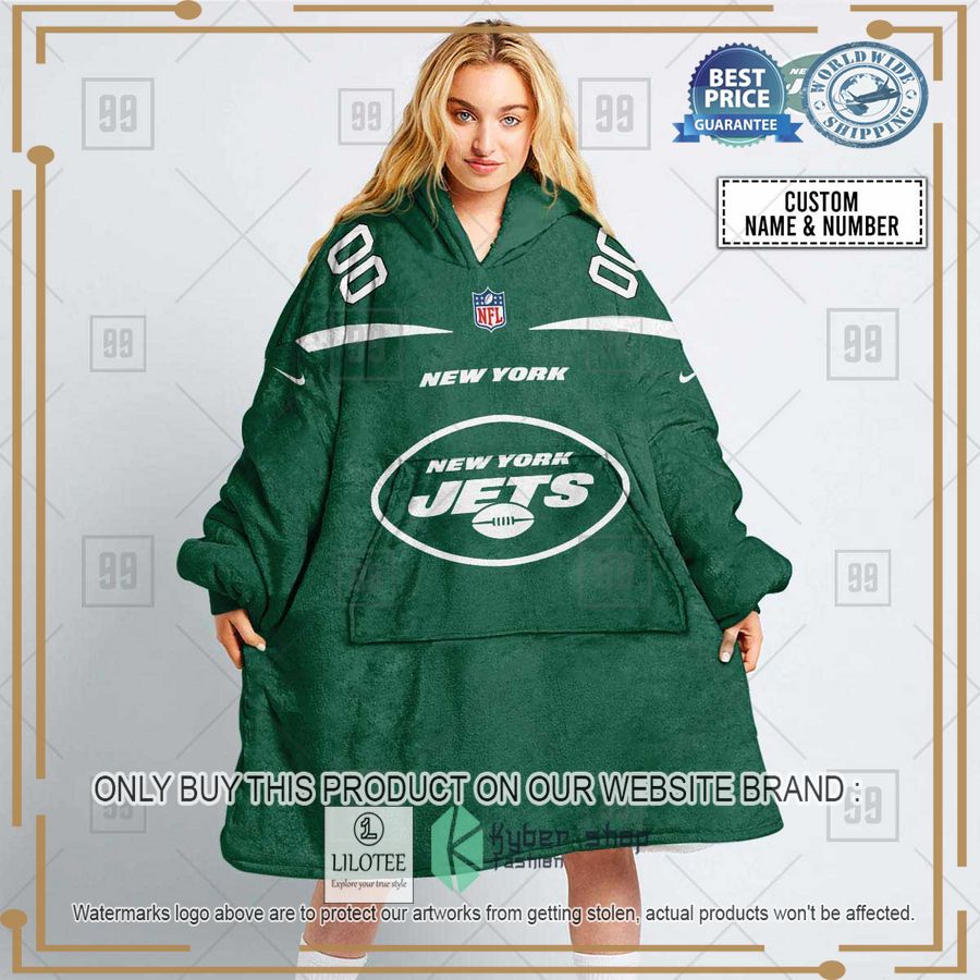 personalized nfl new york jets oodie blanket hoodie 1 64543