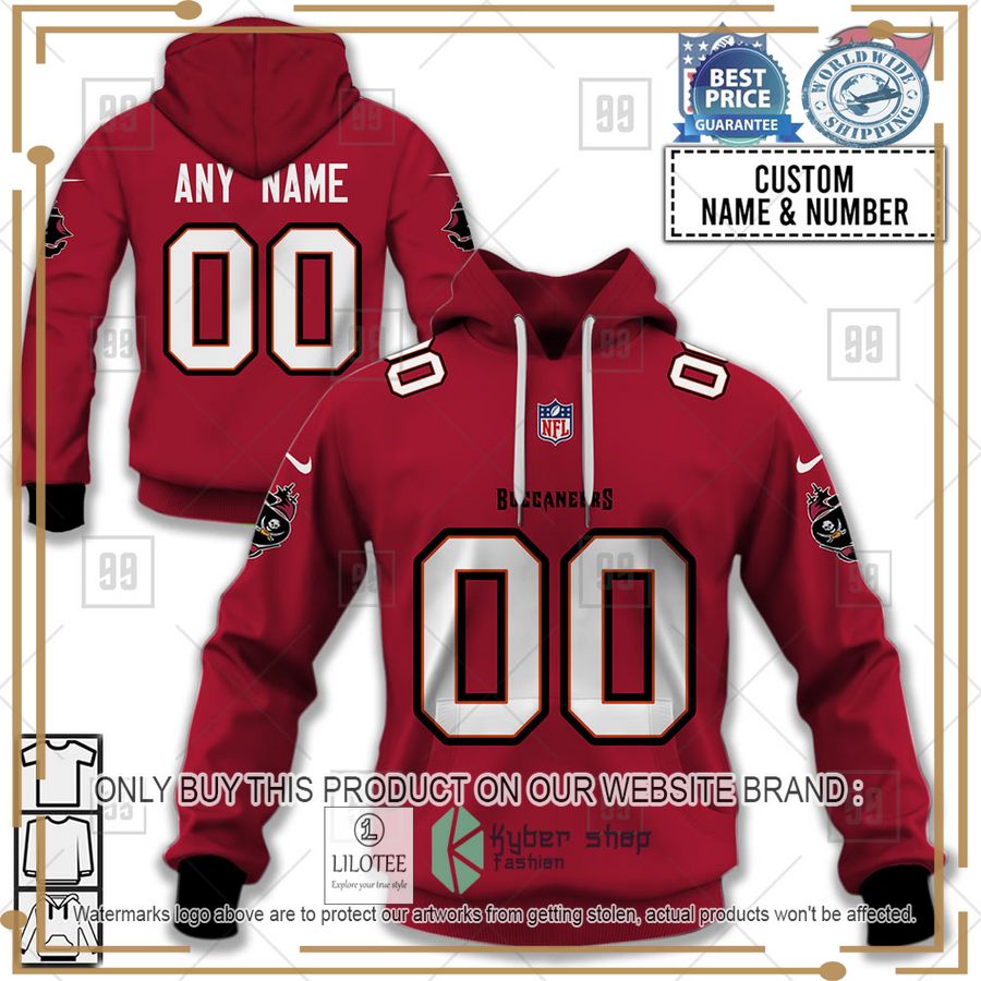 personalized nfl tampa bay buccaneers home jersey shirt hoodie 1 54520