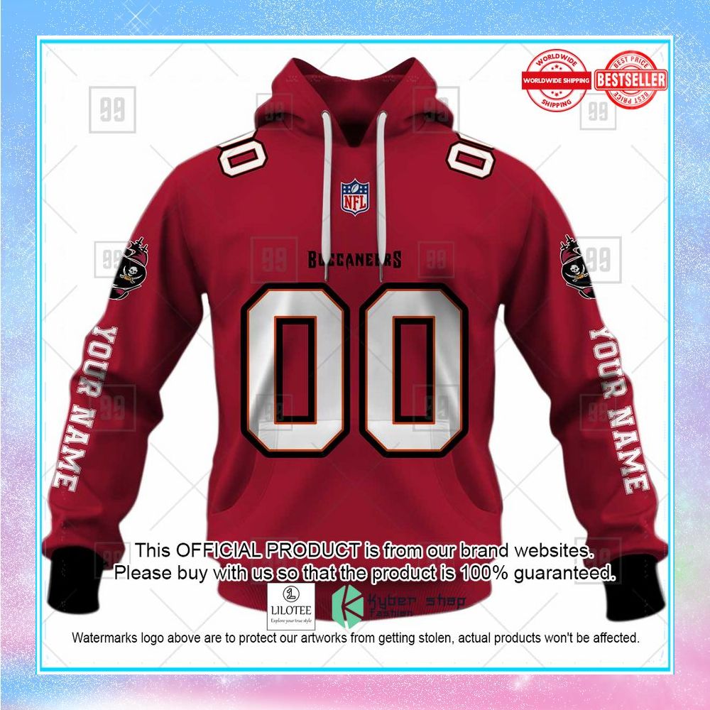 personalized nfl tampa bay buccaneers you laugh i laugh jersey hoodie supergift99 2 934