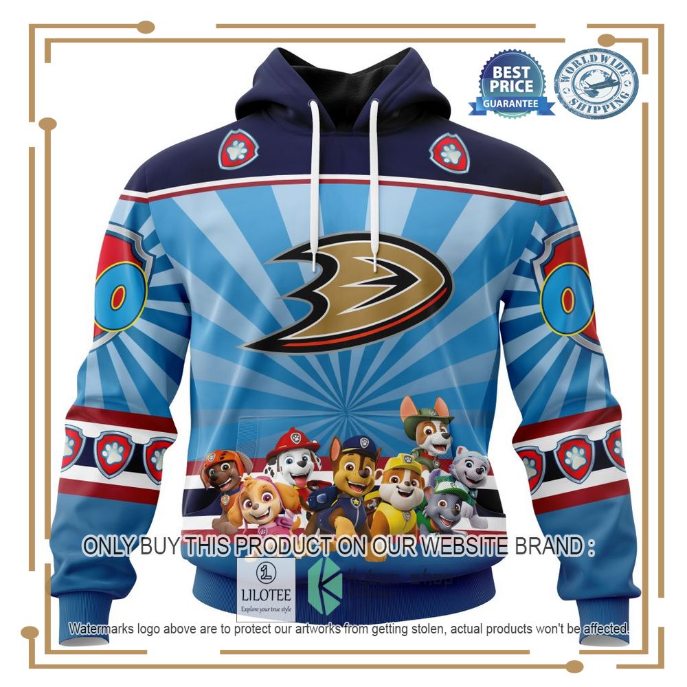 Personalized NHL Anaheim Ducks Special Paw Patrol 3D Shirt, Hoodie 18