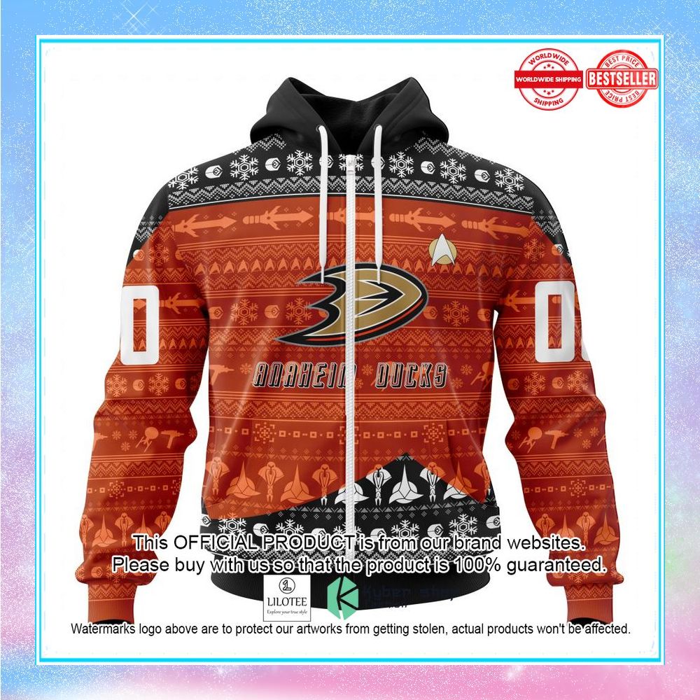 personalized nhl anaheim ducks star trek shirt hoodie 2 430