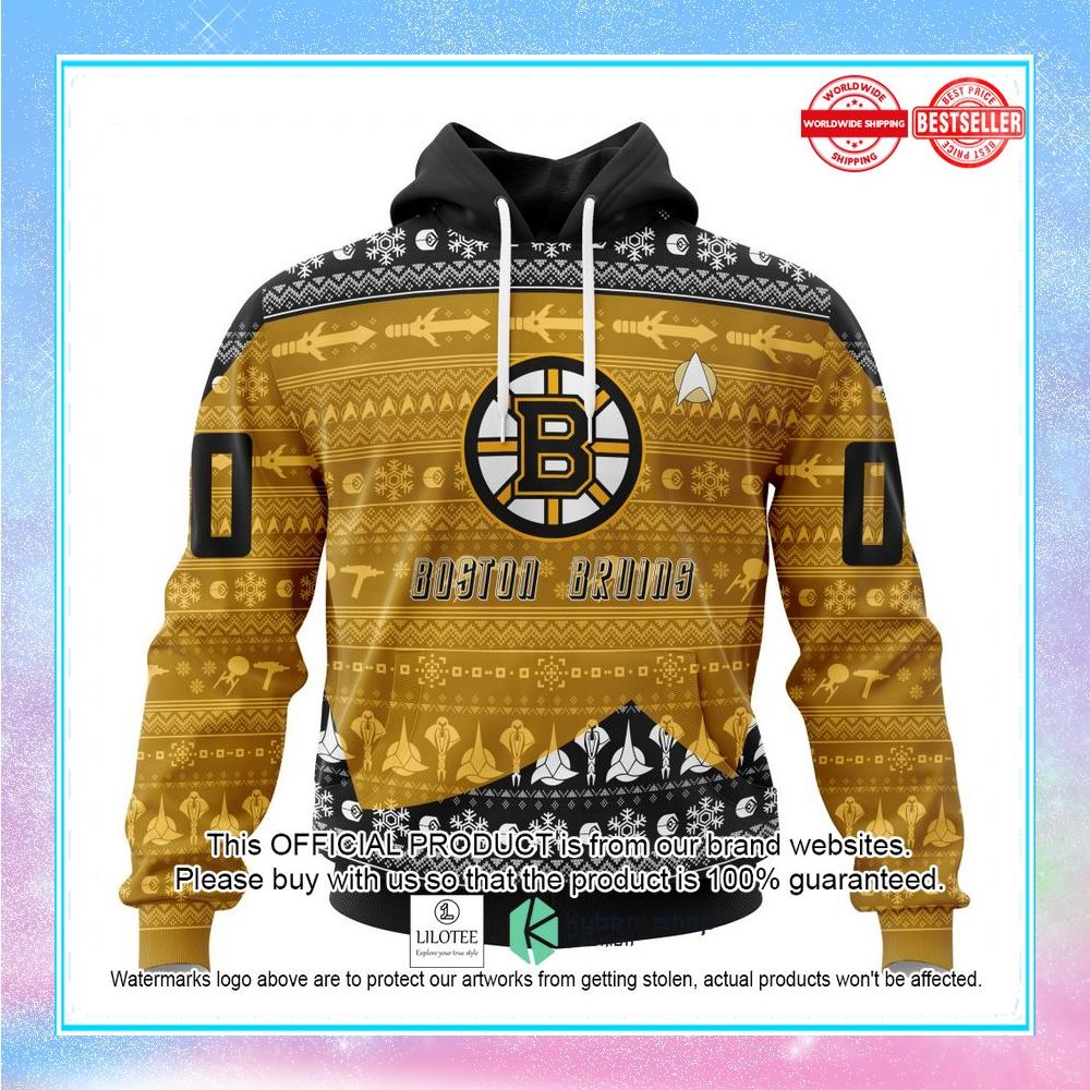 personalized nhl boston bruins star trek shirt hoodie 1 719