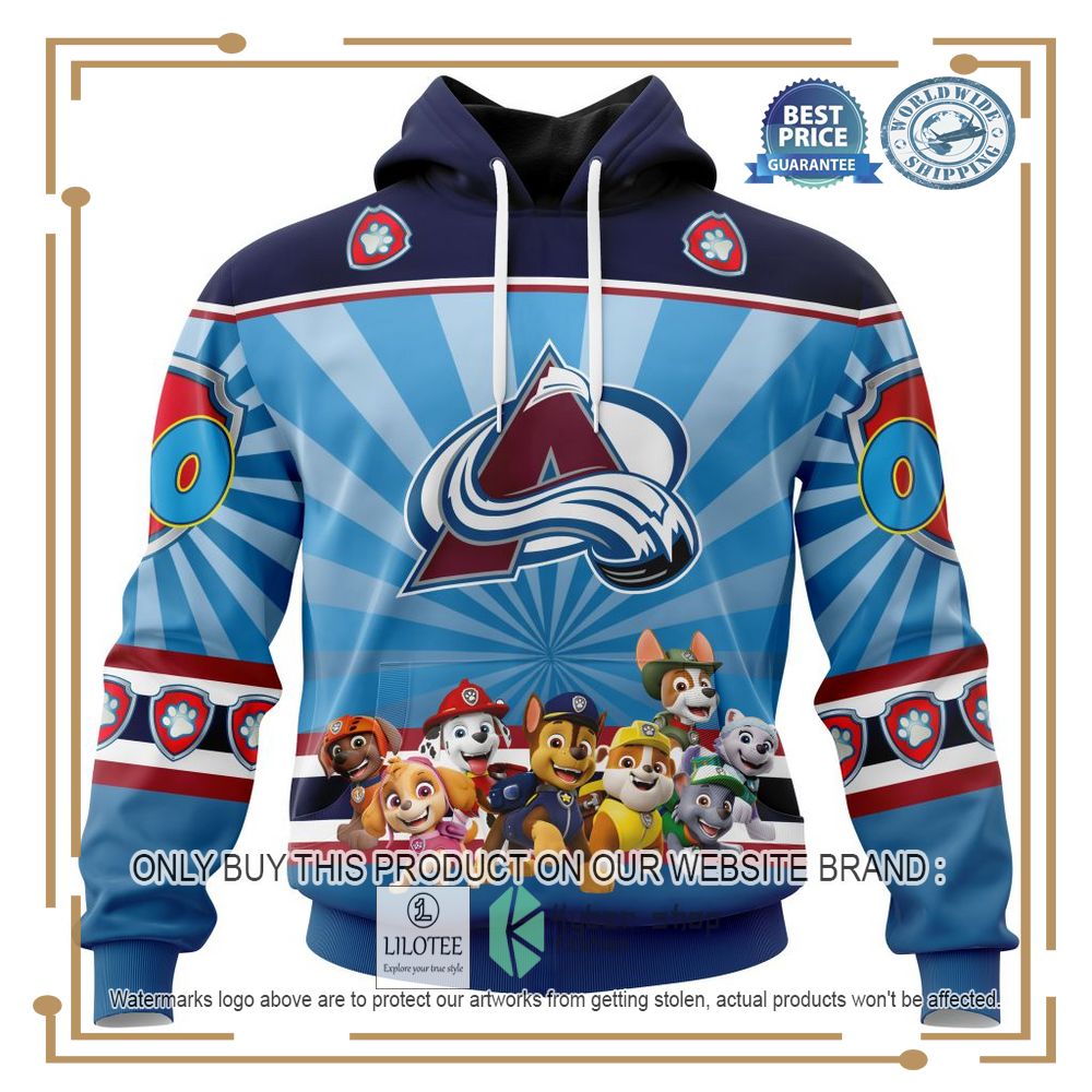 Personalized NHL Colorado Avalanche Special Paw Patrol 3D Shirt, Hoodie 18