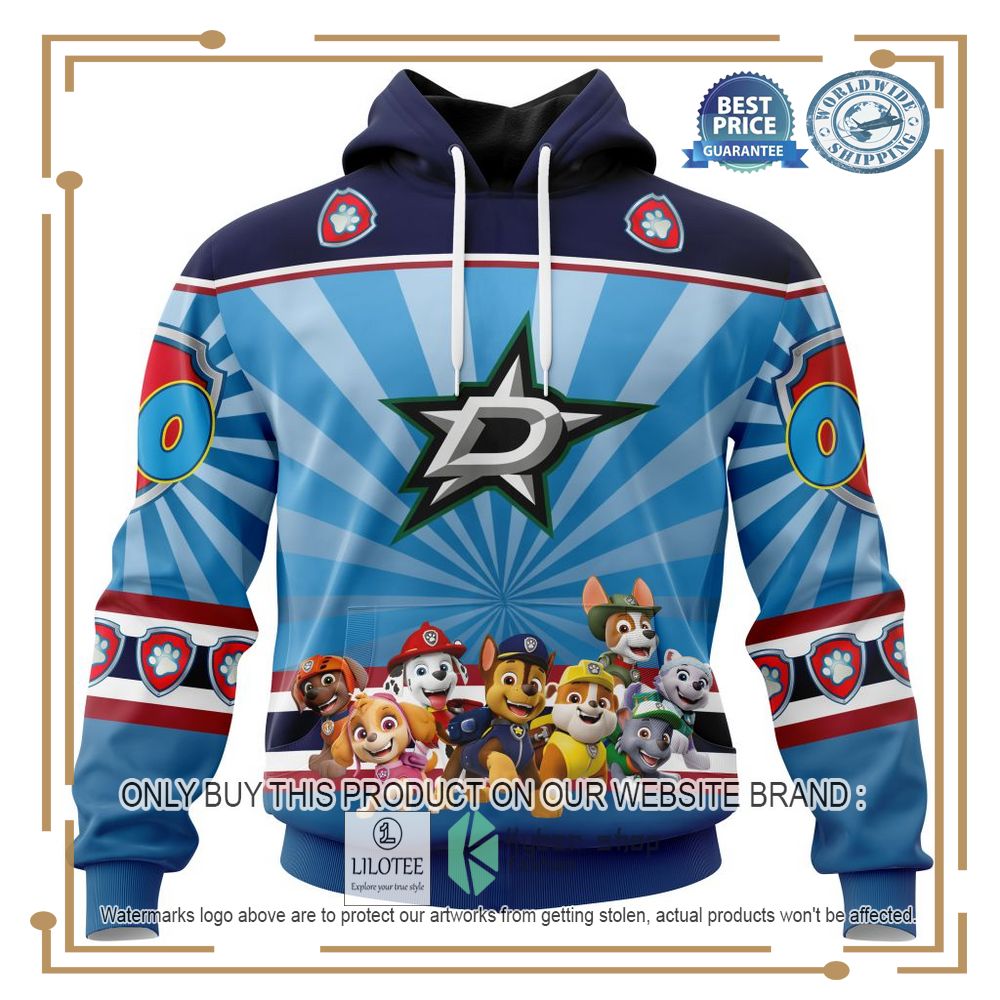 Personalized NHL Dallas Stars Special Paw Patrol 3D Shirt, Hoodie 18