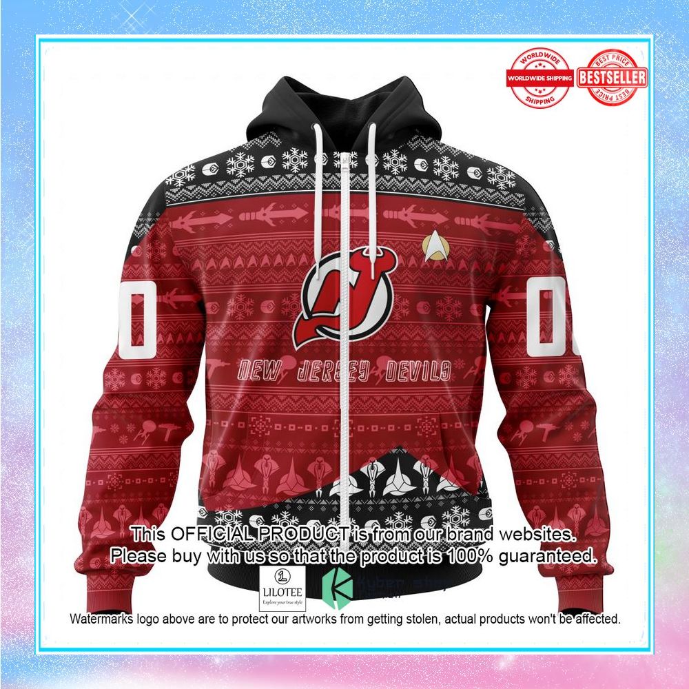 personalized nhl new jersey devils star trek shirt hoodie 2 260