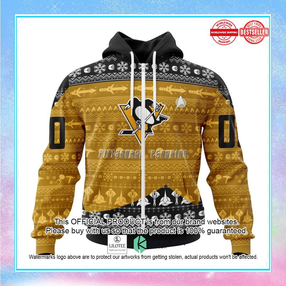 personalized nhl pittsburgh penguins star trek shirt hoodie 2 692