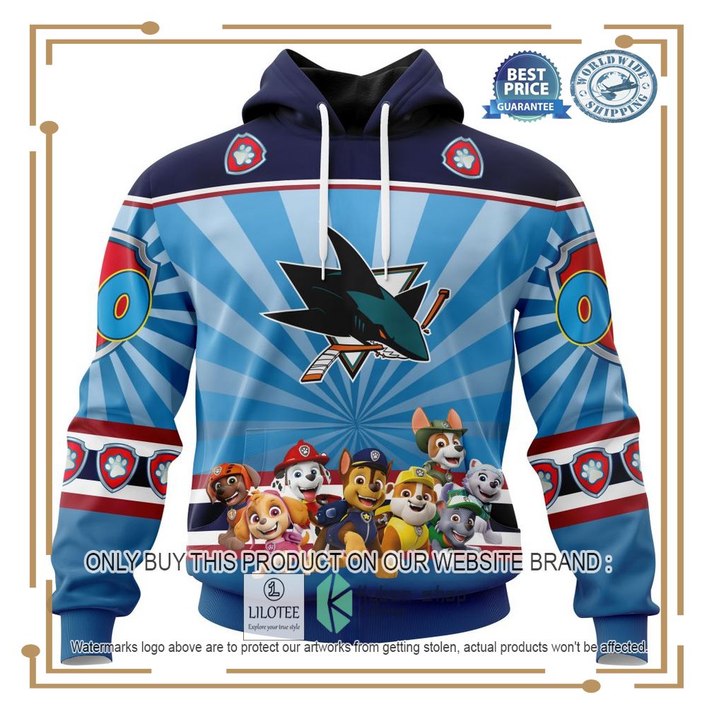 Personalized NHL San Jose Sharks Special Paw Patrol 3D Shirt, Hoodie 18