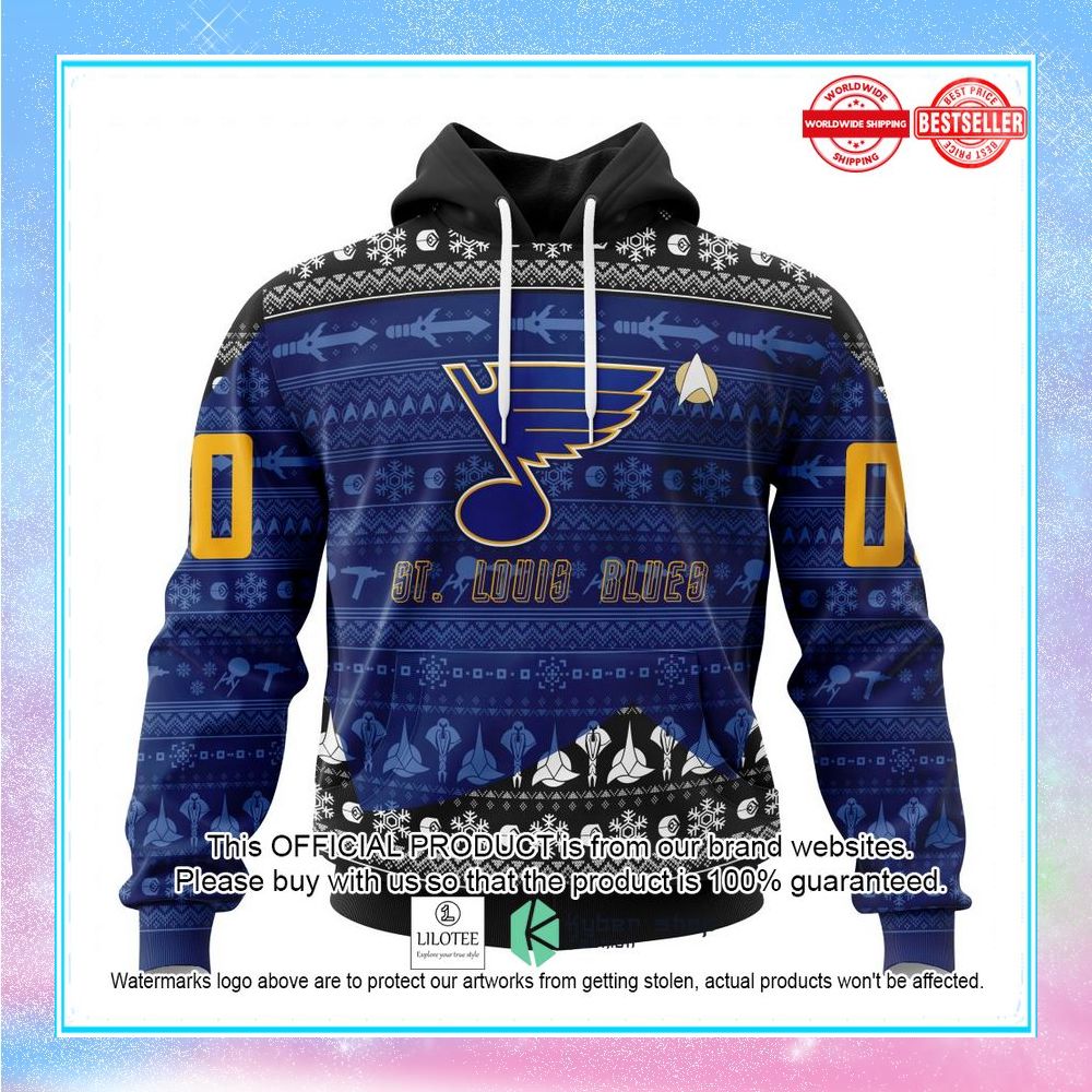 personalized nhl st louis blues star trek shirt hoodie 1 45