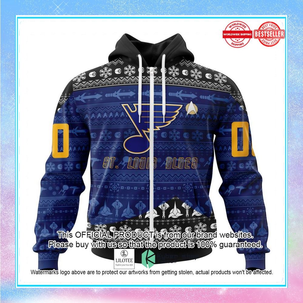 personalized nhl st louis blues star trek shirt hoodie 2 428