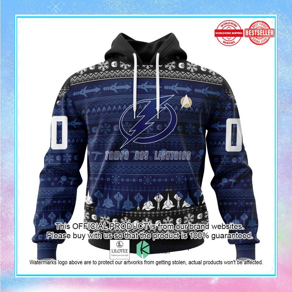personalized nhl tampa bay lightning star trek shirt hoodie 1 786