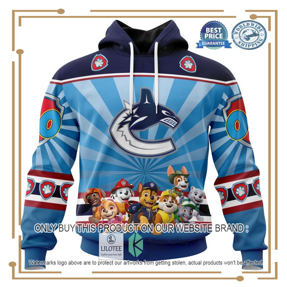 Personalized NHL Vancouver Canucks Special Paw Patrol 3D Shirt, Hoodie 18