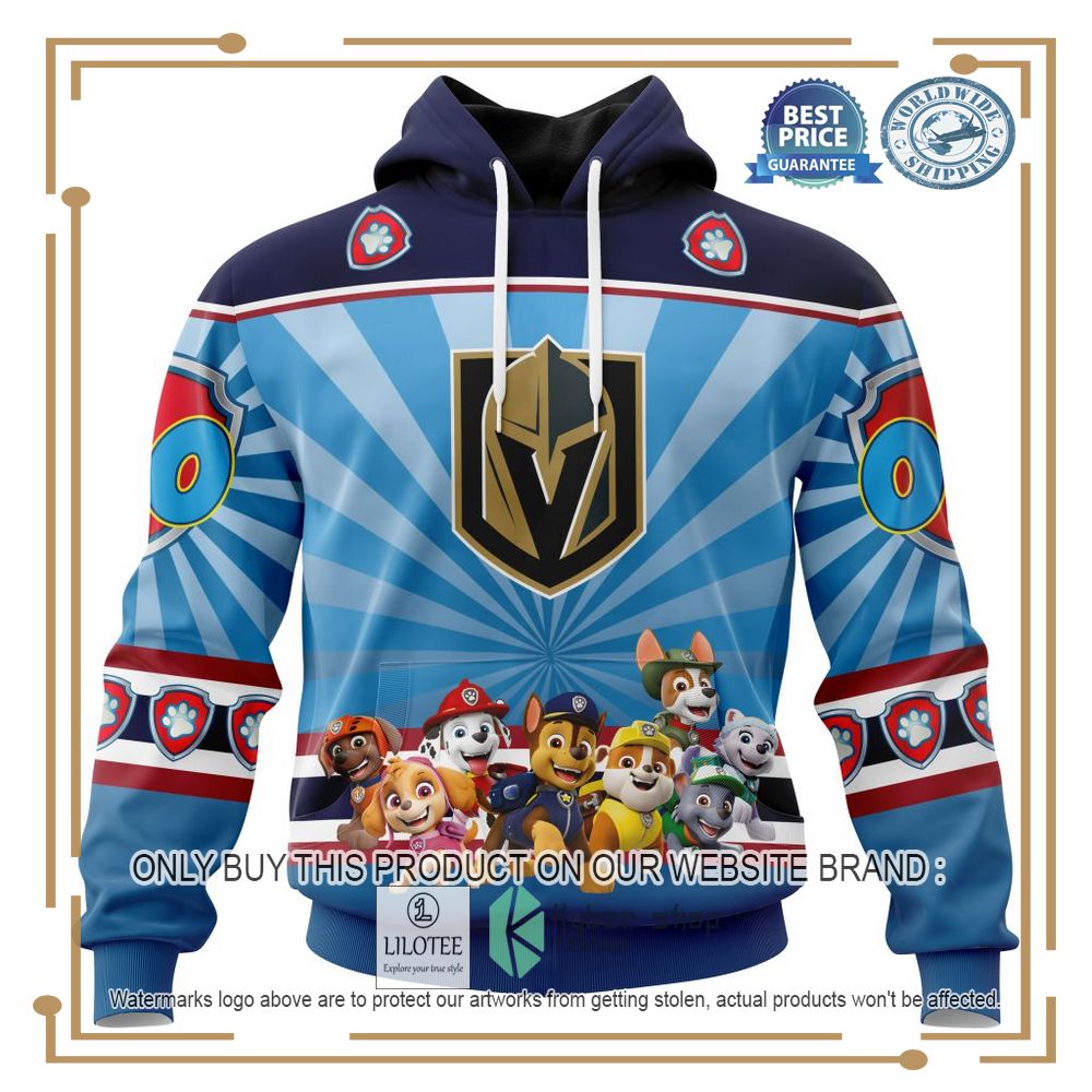 Personalized NHL Vegas Golden Knights Special Paw Patrol 3D Shirt, Hoodie 19