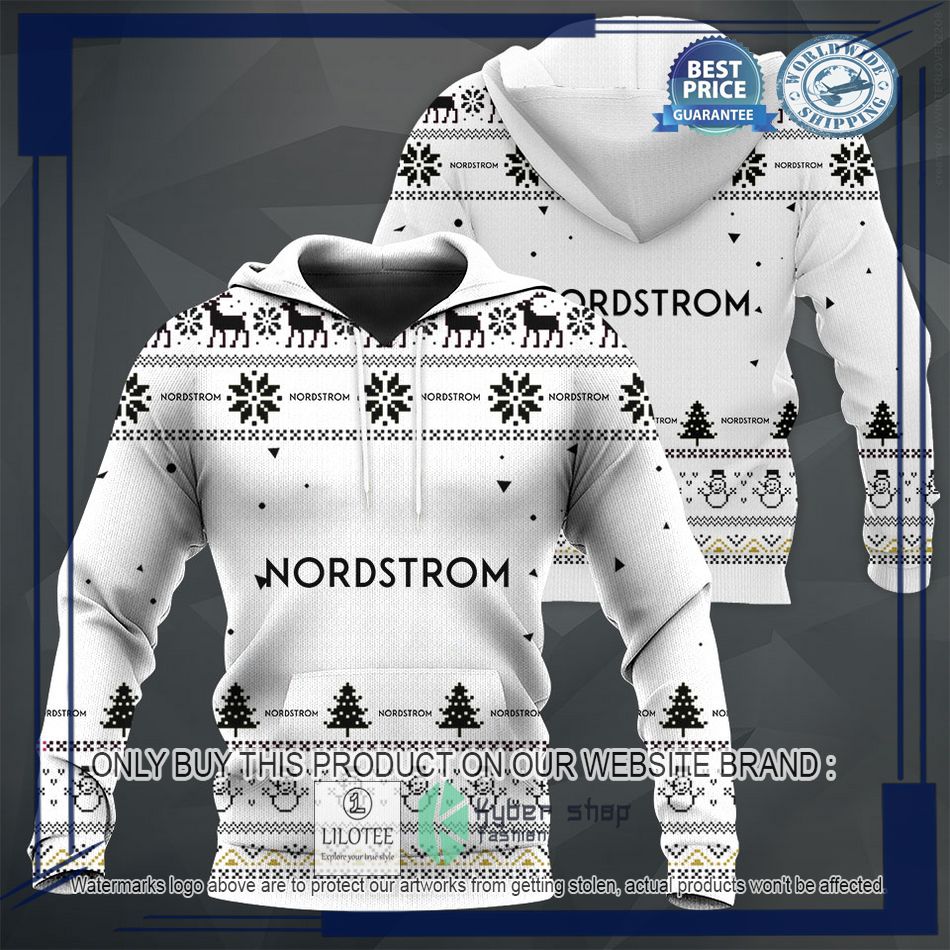 personalized nordstrom white christmas sweater hoodie sweater 1 50020