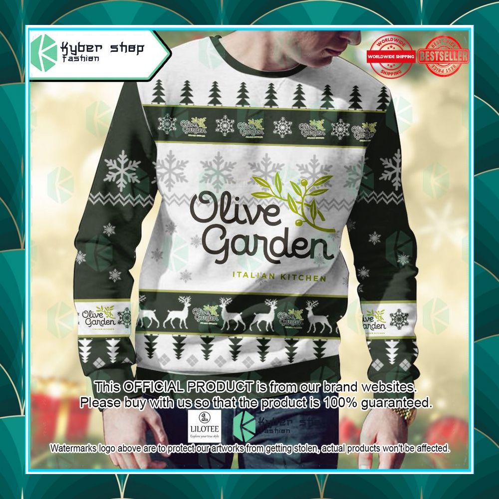 personalized olive garden christmas sweater 2 155