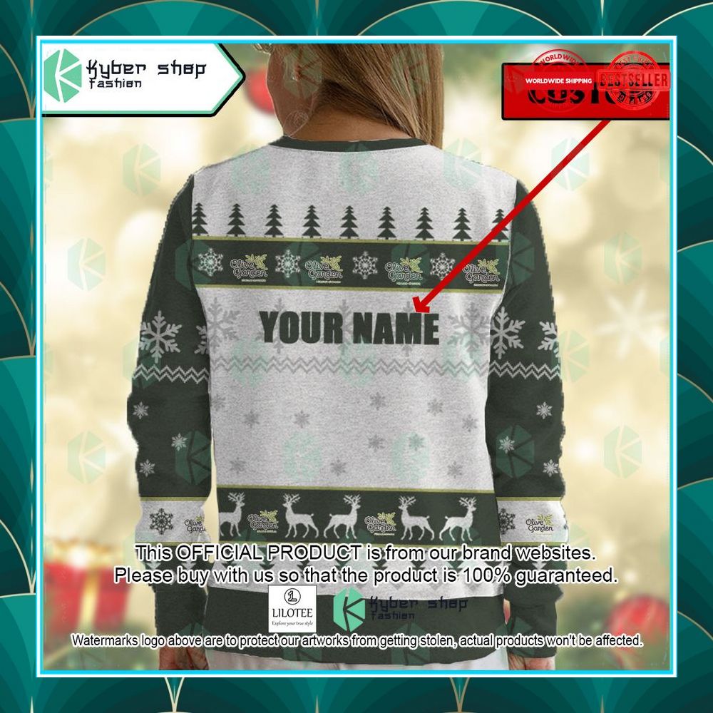personalized olive garden christmas sweater 5 118