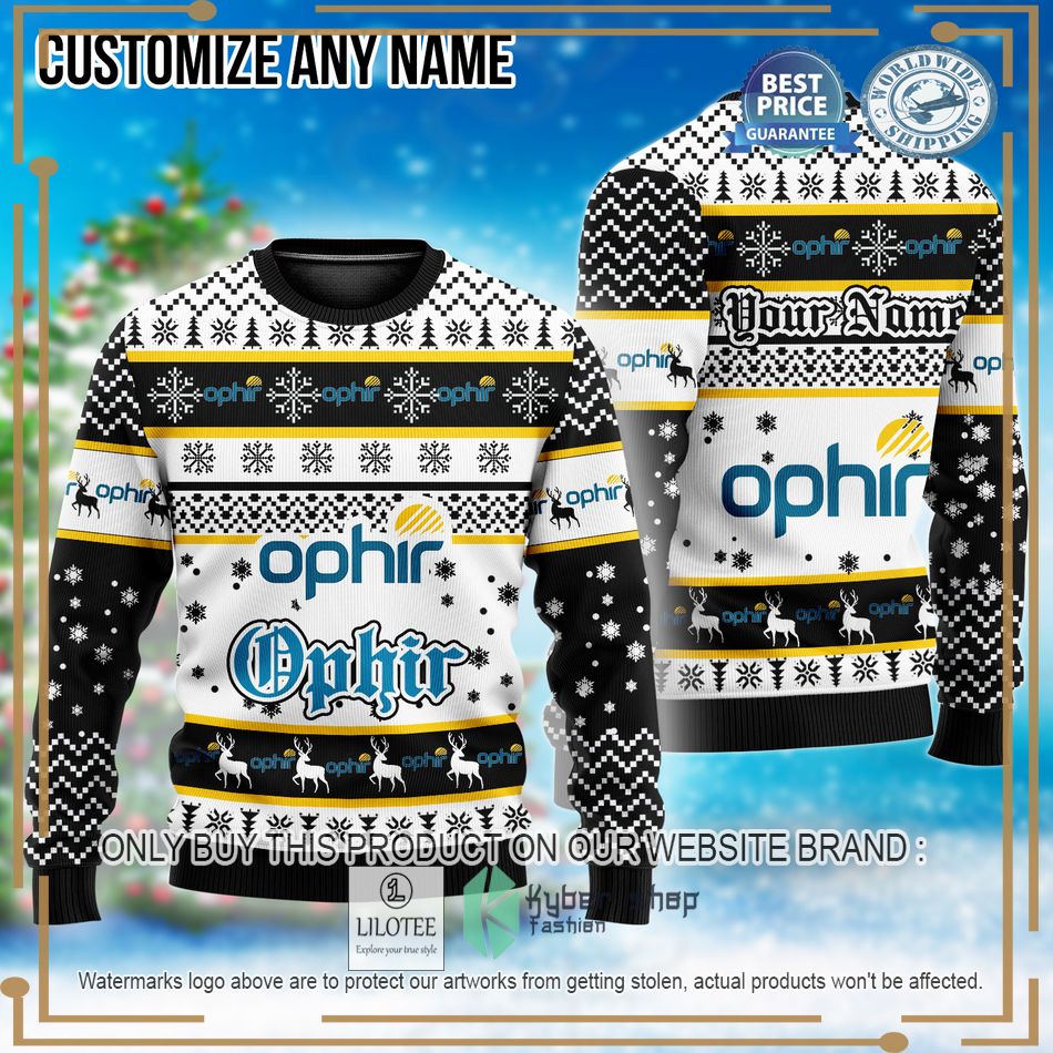 personalized ophir christmas sweater 1 17234