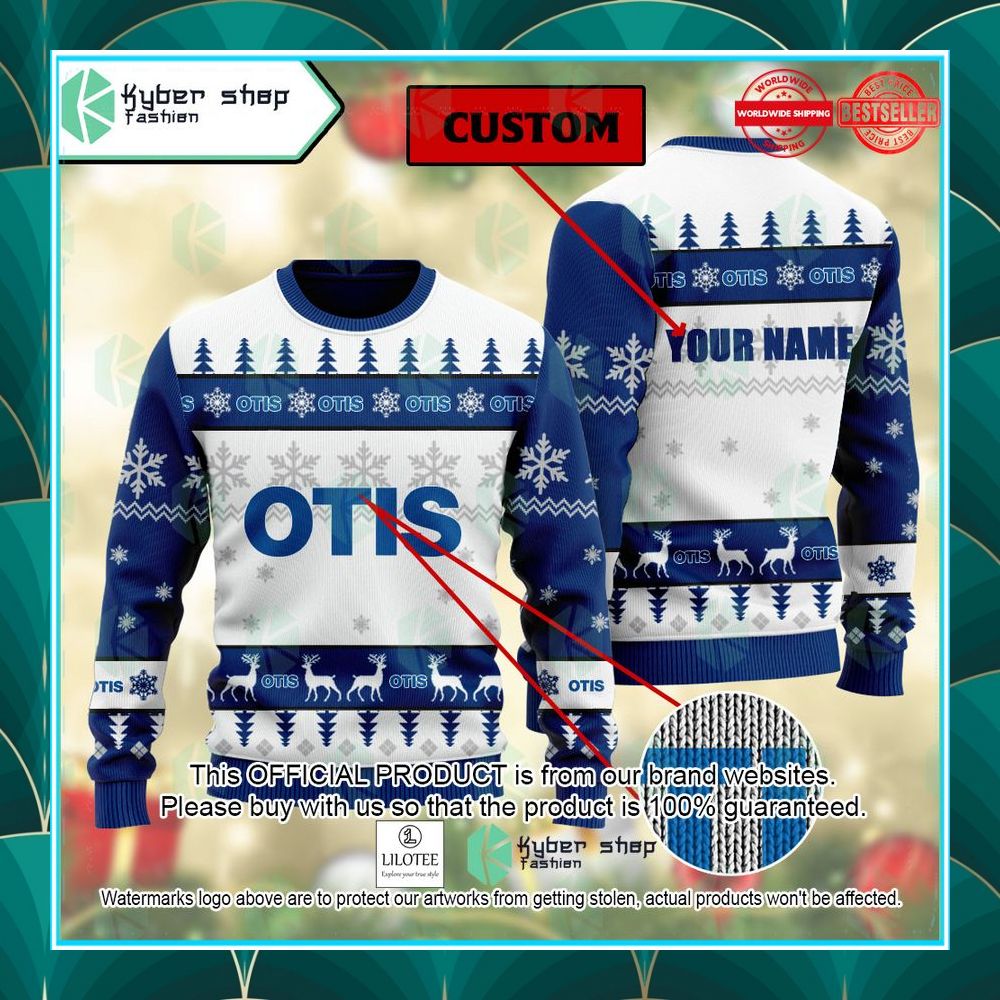 personalized otis christmas sweater 1 170