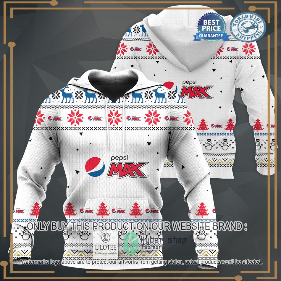 personalized pepsi max white sweater hoodie sweater 1 17872