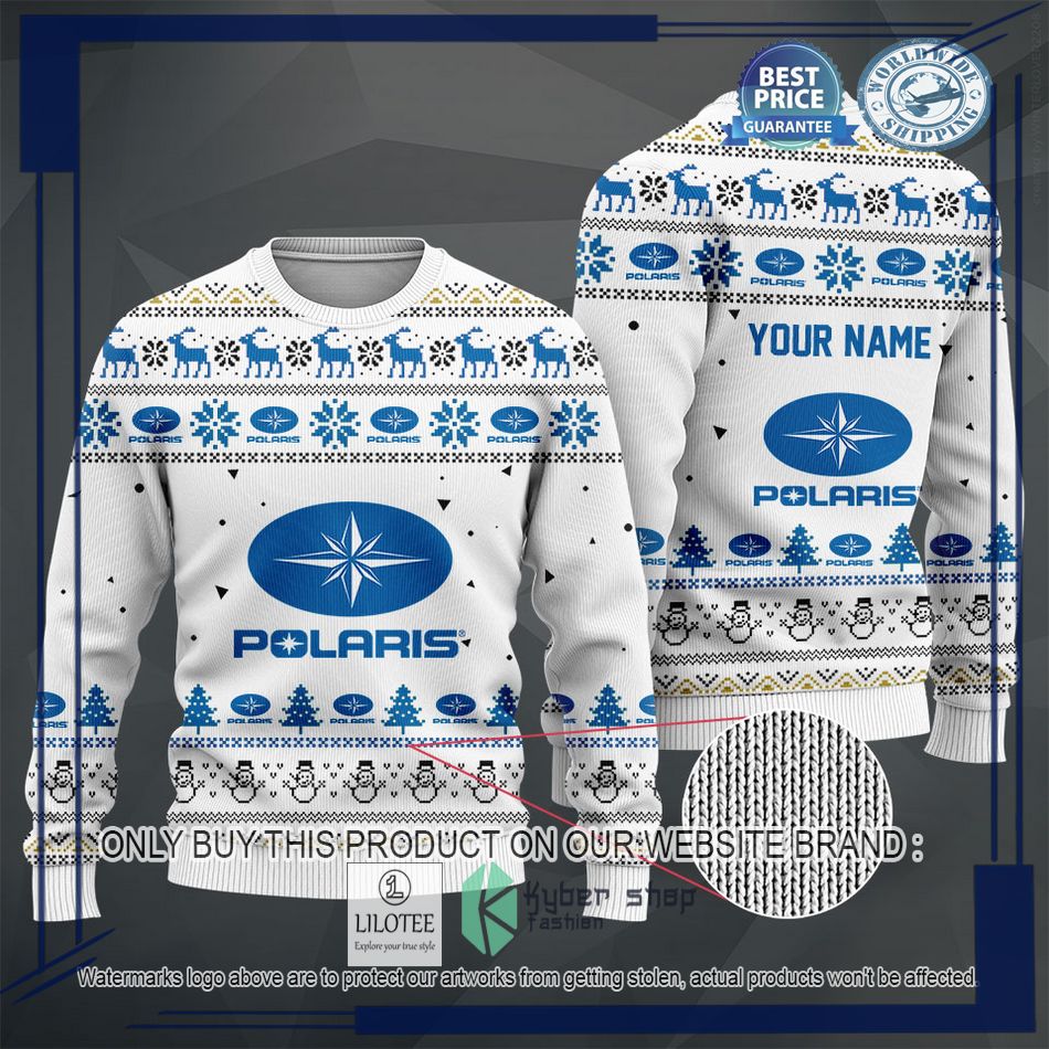 personalized polaris white christmas sweater hoodie sweater 2 77177