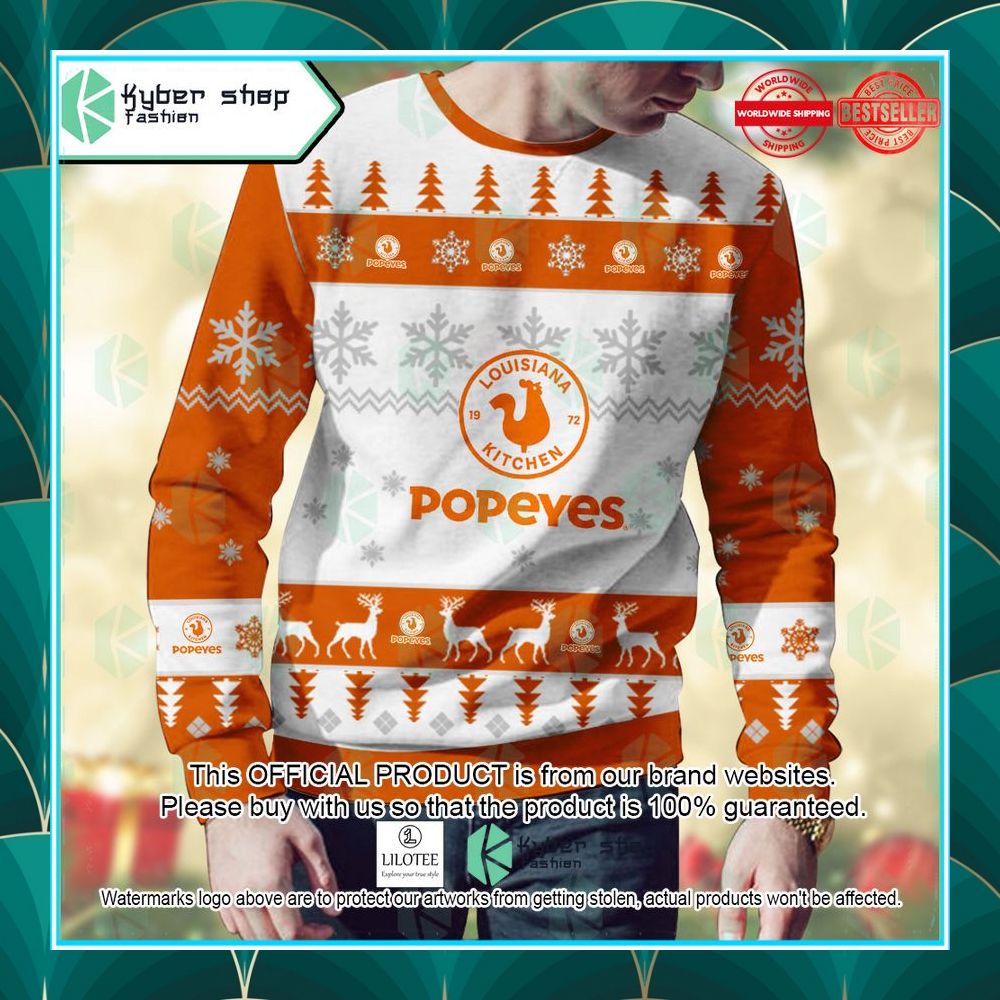 personalized popeyes christmas sweater 2 626
