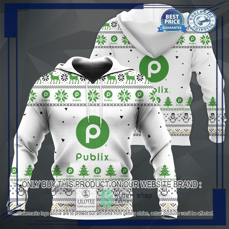 personalized publix white christmas sweater hoodie sweater 1 27503