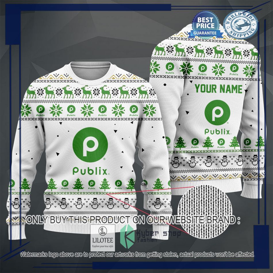 personalized publix white christmas sweater hoodie sweater 2 86097