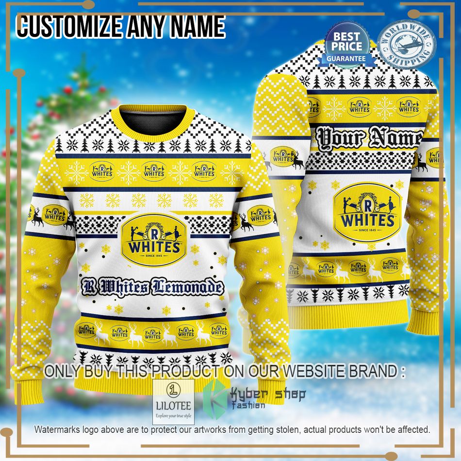personalized r whites lemonade christmas sweater 1 28345