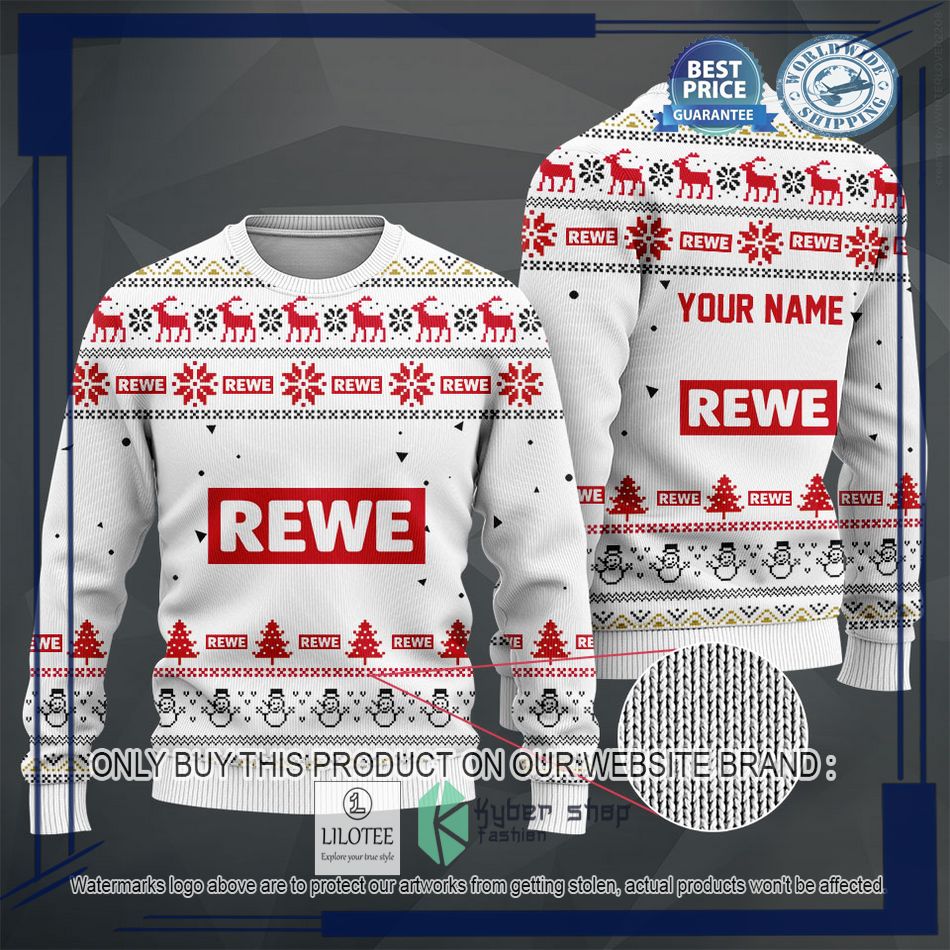 personalized rewe white christmas sweater hoodie sweater 2 41315