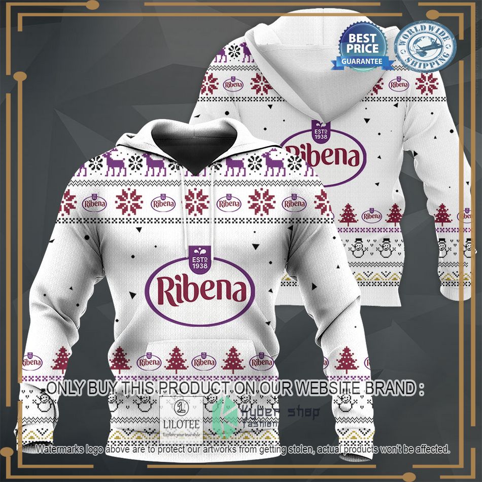 personalized ribena white sweater hoodie sweater 1 65048