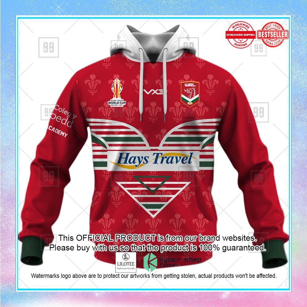 personalized rugby league world cup 2022 wales rugby league shirt hoodie 2 697
